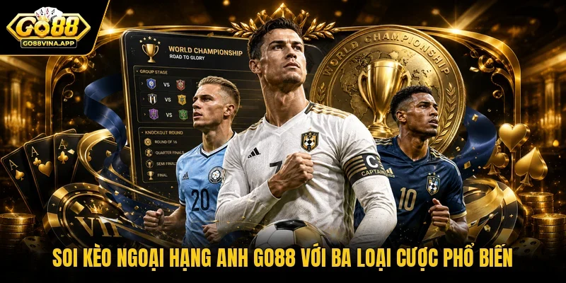 Soi kèo Ngoại hạng Anh GO88 với ba loại cược phổ biến